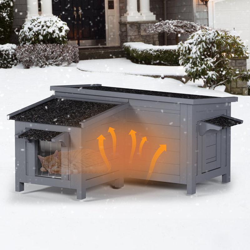 Insulated feral cat house deals